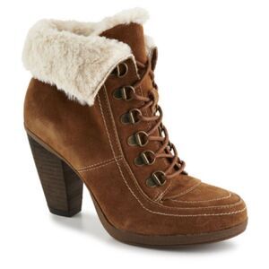 NWOB M.P.S “falisha” Suede Boots